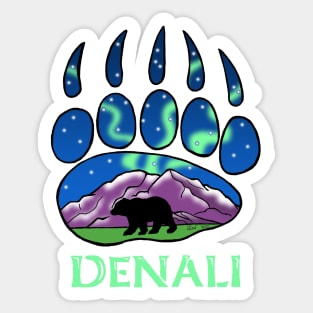 Denali Aurora Sticker